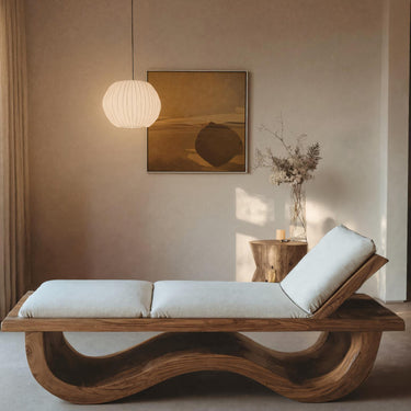 Organic Lounge Chair For Living Room Or Bedroom