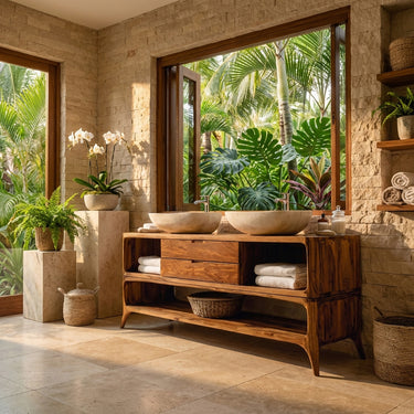 Luxury Bathroom Vanity Two-tier Design For Bathroom Furniture