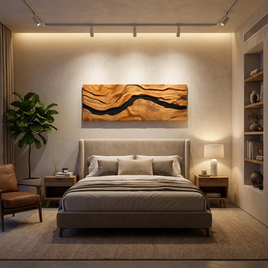 Modern Statement Wall Sculpture For Living Room
