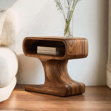 Handcrafted Side Table With Minimal Style For Living