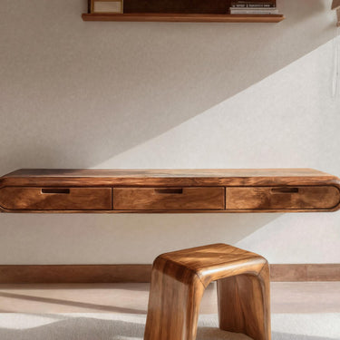 Organic Wall Mounted Desk For Workspace