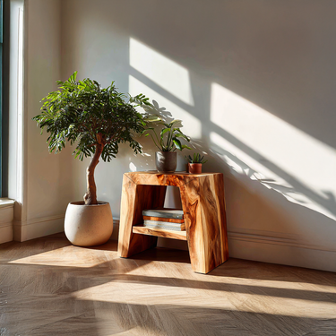Minimalist Organic Side Table For Home