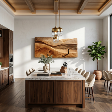 Artisan Fishing Boat Wood Wall Art For Contemporary Organic Interior Design