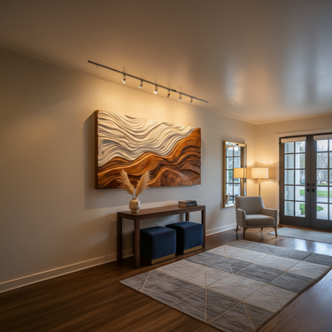 Organic Sculptural Natural Wood Wall Art For Home Decor