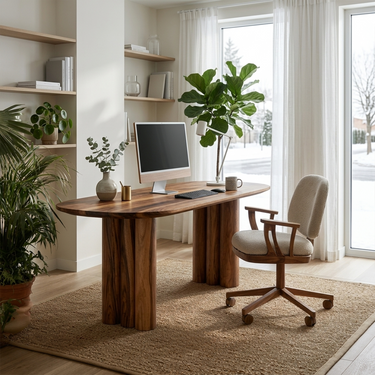 Rustic Writing Table For Bedroom Office