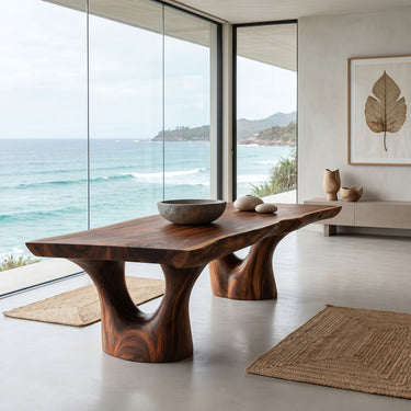 Elegant Sculptural Dining Table For Dining Room