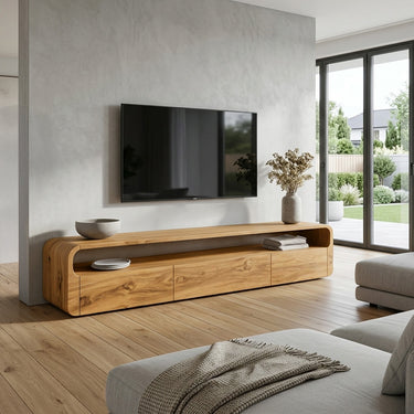 Modern Organic TV Console For Living Room
