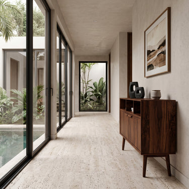 Contemporary Rectangular Console Table For Designer Living Room