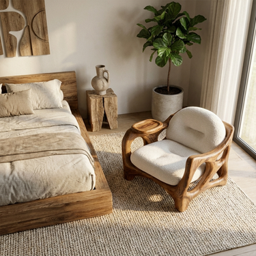 Mediterranean Accent Chair For Living Room