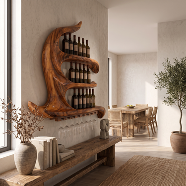 Statement Wine Storage Rack For Dining Room