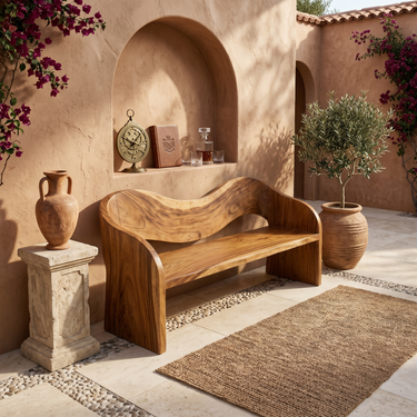 Contemporary Accent Bench Modern Residence