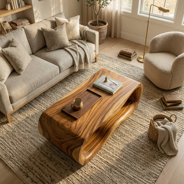 Luxury Sculptural Coffee Table For Villa