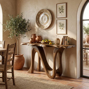 Rustic Console Table For Entryway Living Room