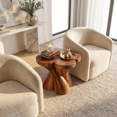 Rustic Modern Side Table For Apartment