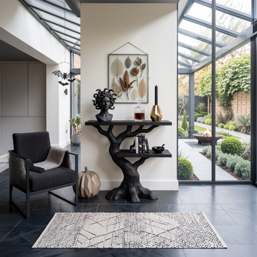 Modern Gnarled Branch Entryway Table For Vintage Halloween Decor