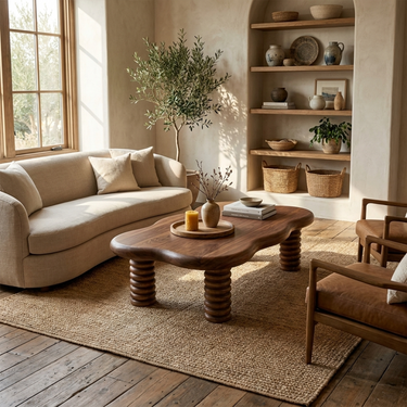 Rustic Modern Coffee Table Living Room