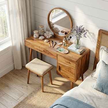 Contemporary Makeup Vanity Dressing Area Beauty Space Personal Area