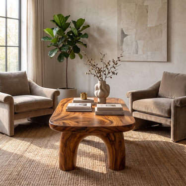 Japandi Coffee Table For Cozy Living Room