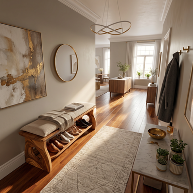 Industrial Shoe Storage Cabinet For Urban Loft Hallway Placement