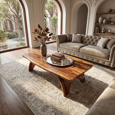 Sculptural Storage Coffee Table For Contemporary Lounge