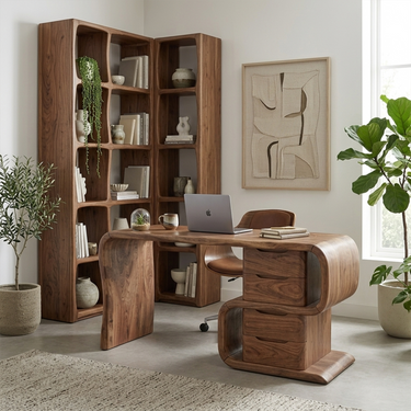 Mid Century Work Desk For Home Office