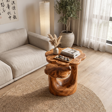 Organic Nesting Side Table For Lounge Area