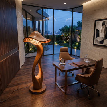 Modern Toadstool Floor Lamp For Lounge Area