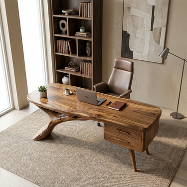 Rustic Office Desk For Study Room