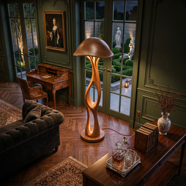 Contemporary Dome Mushroom Floor Lamp For Bedroom