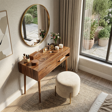 Scandinavian Dressing Table Walk In Closet Makeup Area Personal Space
