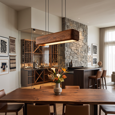 Minimalist Pendant Lightt Designed For Elegant Dining Table Lighting