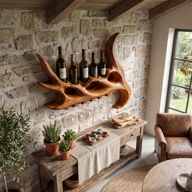 Contemporary Wine Glass Holder For Dining Room