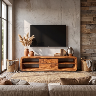 Minimalist Media Console For Living Room