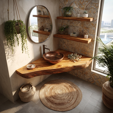 Coastal Wall Mounted Vanity Ocean View Home