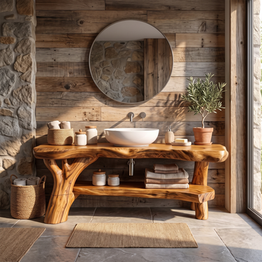 Rustic Modern Bathroom Vanity For Bathroom