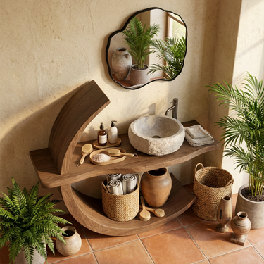 Rustic Bathroom Vanity For Primary Bathroom