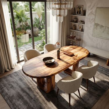Contemporary Dining Table For Home Bar Area