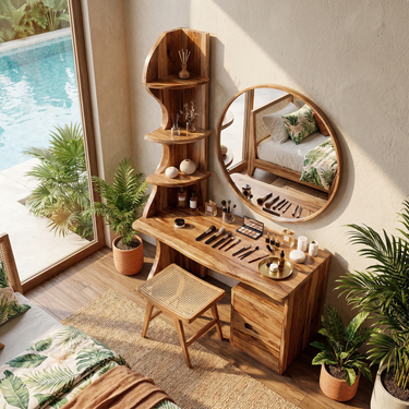 Luxury Vanity Table Dressing Area Personal Beauty Space Makeup Area
