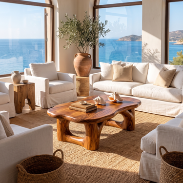 Organic Modern Coffee Table For Living Room Lounge