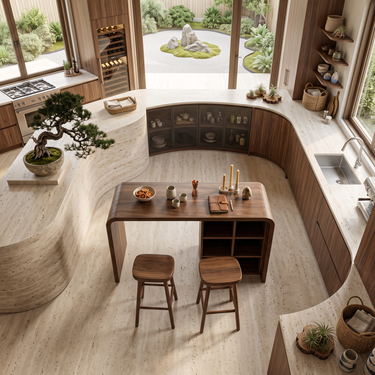 Modern Wooden Bar Table With Storage For Kitchen Or Home Mini Bar