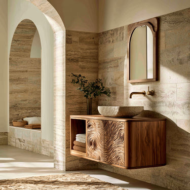 Contemporary Floating Bathroom Vanity For Spa Bathroom