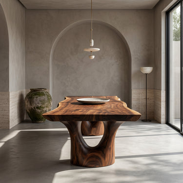 Elegant Sculptural Dining Table For Dining Room