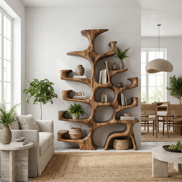 Contemporary Bookshelf For Entryway Living Room