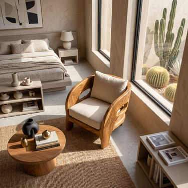 Tropical Resort Style Lounge Chair Garden Retreat