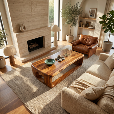 Luxury Storage Coffee Table For Lake House