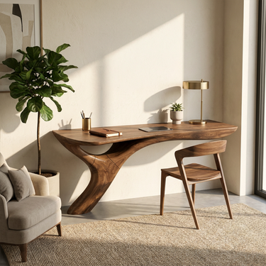 Mid Century Writing Desk For Home Office