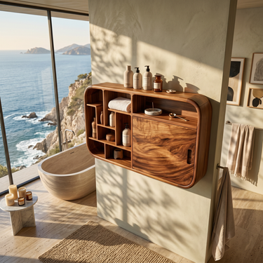 Contemporary Capsule Bathroom Cabinet Modern Bathroom