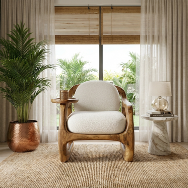 Organic Modern Lounge Chair For Home Office