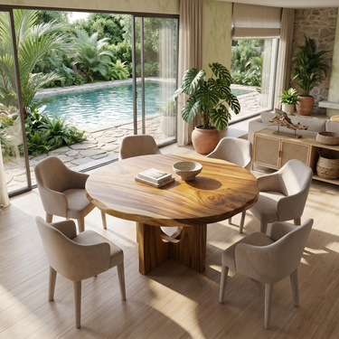 Contemporary Breakfast Table For Open Kitchen