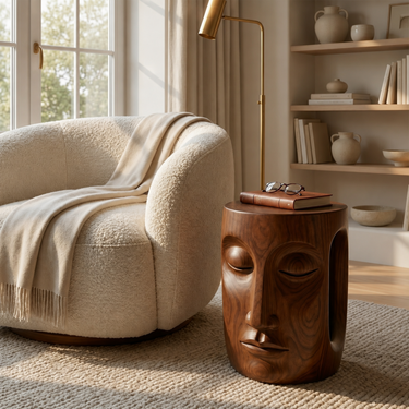 Rustic End Table For Lounge Living Room